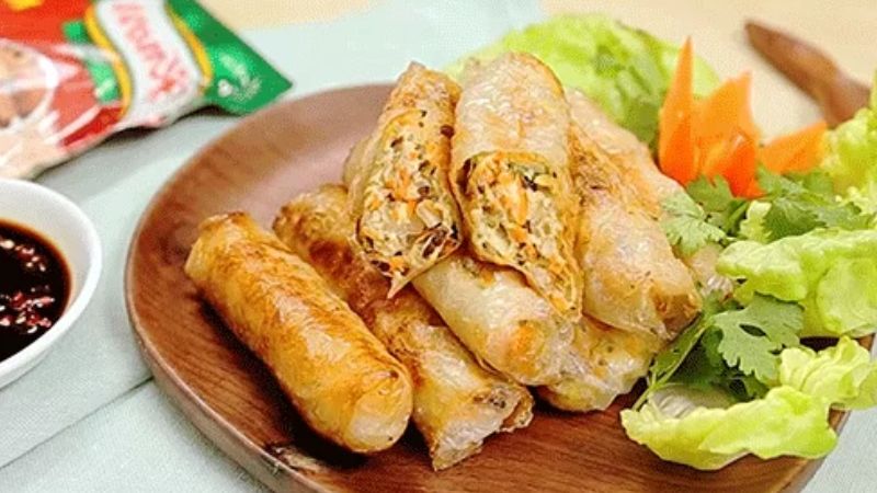 Vegetarian spring rolls