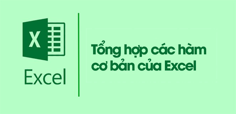 Hỗ trợ công việc hàm số trong excel và các công thức tính toán liên quan