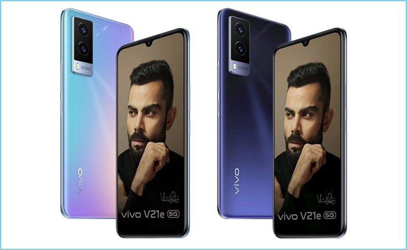 Vivo V21e 5G có hai tùy chọn màu sắc Vivo V21e 5G có hai tùy chọn màu sắc