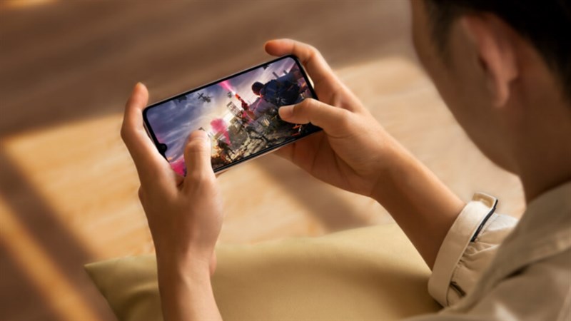 Vivo V21e 5G có màn hình notch hình giọt nước Vivo V21e 5G có màn hình notch hình giọt nước