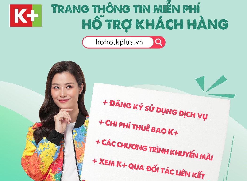 Trang thông tin hỗ trợ khách hàng K+