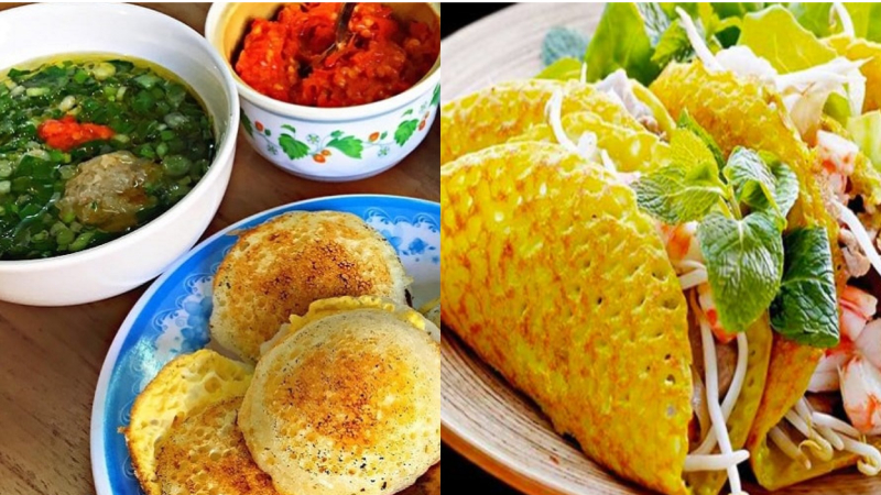 Bánh căn - bánh xèo Phan Rang - món ăn bình dị nhưng hương vị khó quên