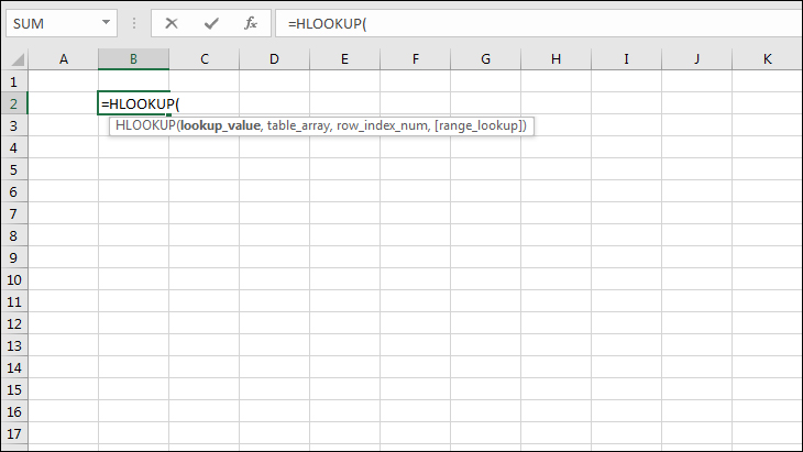 Hàm HLOOKUP trong Excel: Cách sử dụng, ví dụ cụ thể dễ hiểu