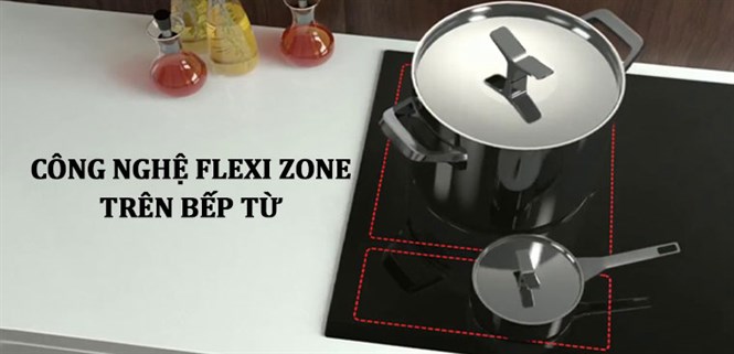 Tìm hiểu công nghệ nấu đa điểm Flexi Zone trên bếp từ