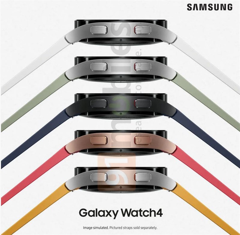 Galaxy Watch 4 lộ ảnh render: Thiết kế đẹp 'hút hồn', nhiều màu sắc