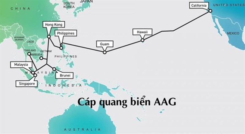 Bảo sao lướt mạng cứ thấy chậm chậm, thì ra cáp AAG lại gặp sự cố