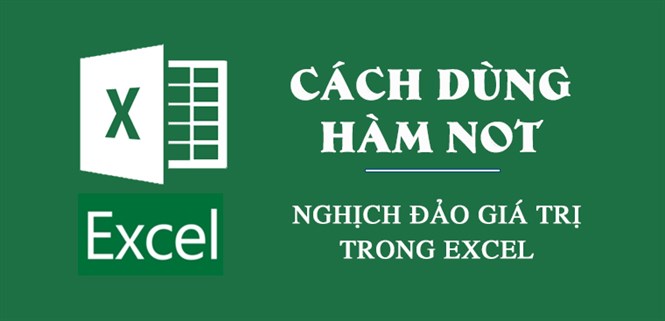 Cách sử dụng hàm NOT trong Excel để nghịch đảo giá trị