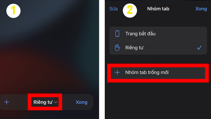 Cách nhóm các tab lại với nhau