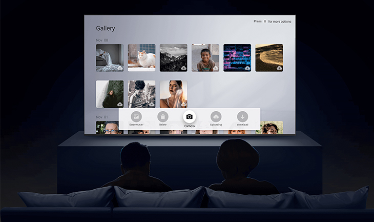 a Màn hình chờ - Screen Saver tạo ra trải nghiệm xem như khung tranh