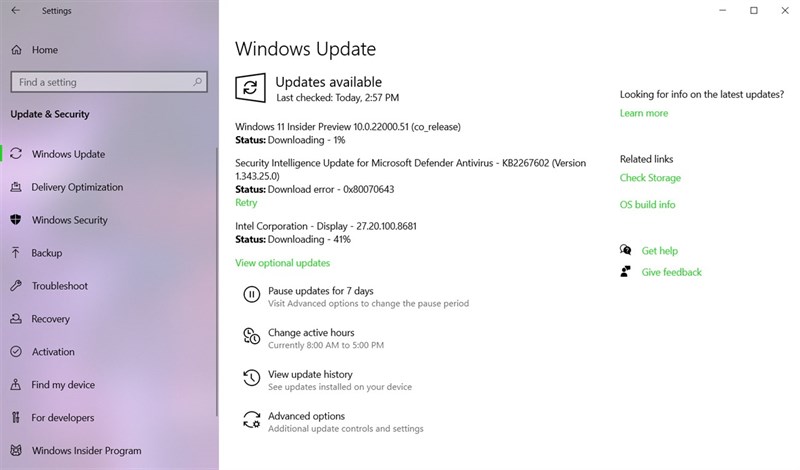 Cách cập nhật Windows 11 Insider Preview-7