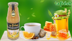 Chăm sóc sức khỏe mùa dịch với cốt gừng mật ong La Fresh