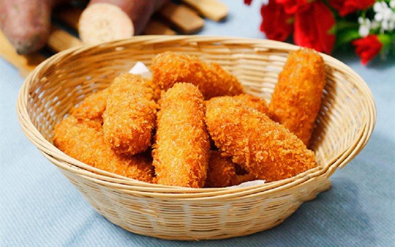 How to make delicious, new and delicious breaded sweet potato cakes