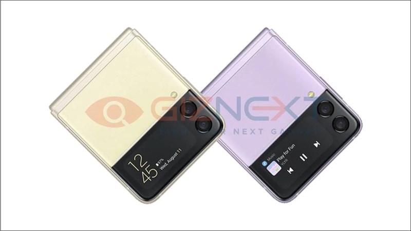 Render Galaxy Z Flip 3 mới