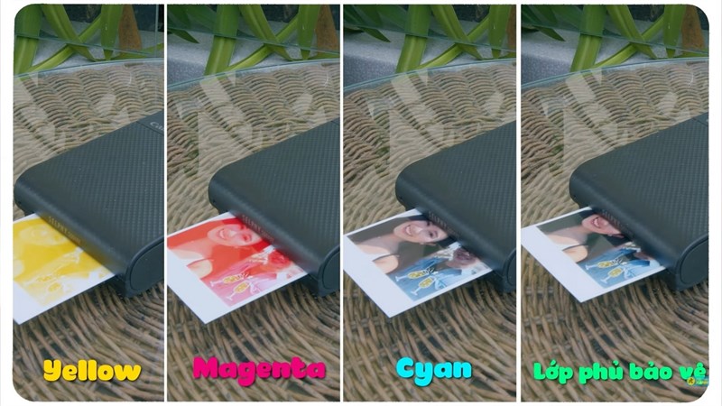 Quy trình in ảnh nhiều lớp trên máy in Canon QX10