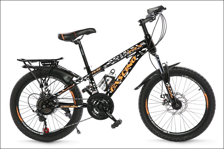 Xe đạp trẻ em Fascino FS-02 nổi bật với thiết kế mạnh mẽ, khỏe khoắn