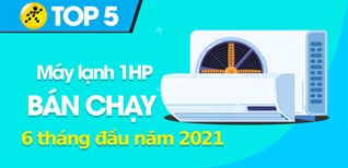 Top 5 máy lạnh 1HP bán chạy nhất 6 tháng đầu năm 2021 tại Kinh Nghiệm Hay