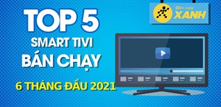 Top 5 Smart Tivi bán chạy nhất 6 tháng đầu năm 2021 tại Kinh Nghiệm Hay