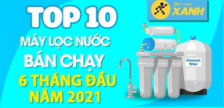 Top 10 Máy lọc nước R.O bán chạy nhất 6 tháng đầu năm 2021 tại Điện máy XANH