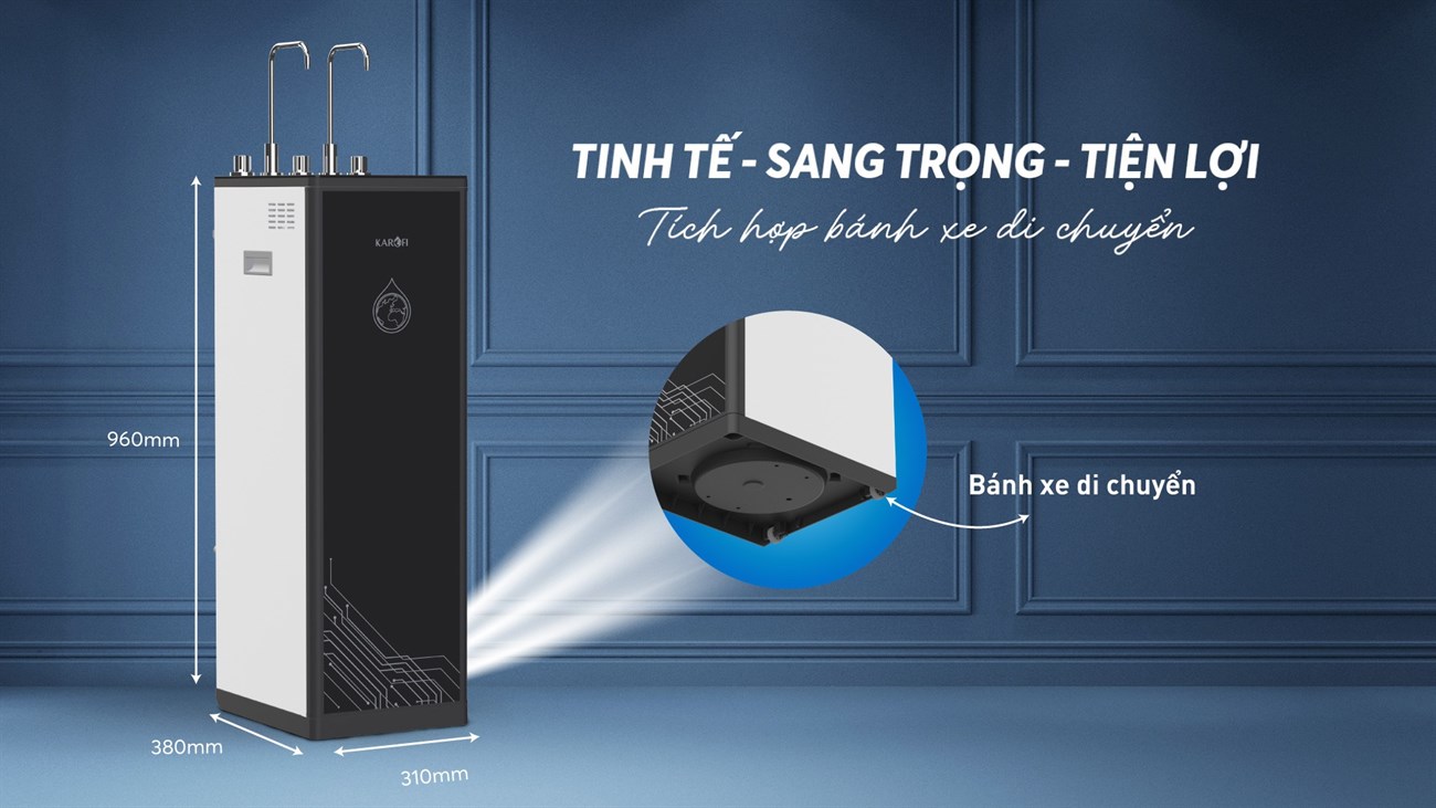 5 lý do chọn mua Máy lọc nước Karofi KAD-D66 > Máy lọc nước Karofi KAD-D66 sở hữu thiết kết hiện đại, sang trọng, thời trang và chắc chắn tạo điểm nhấn cho không gian nhà bạn