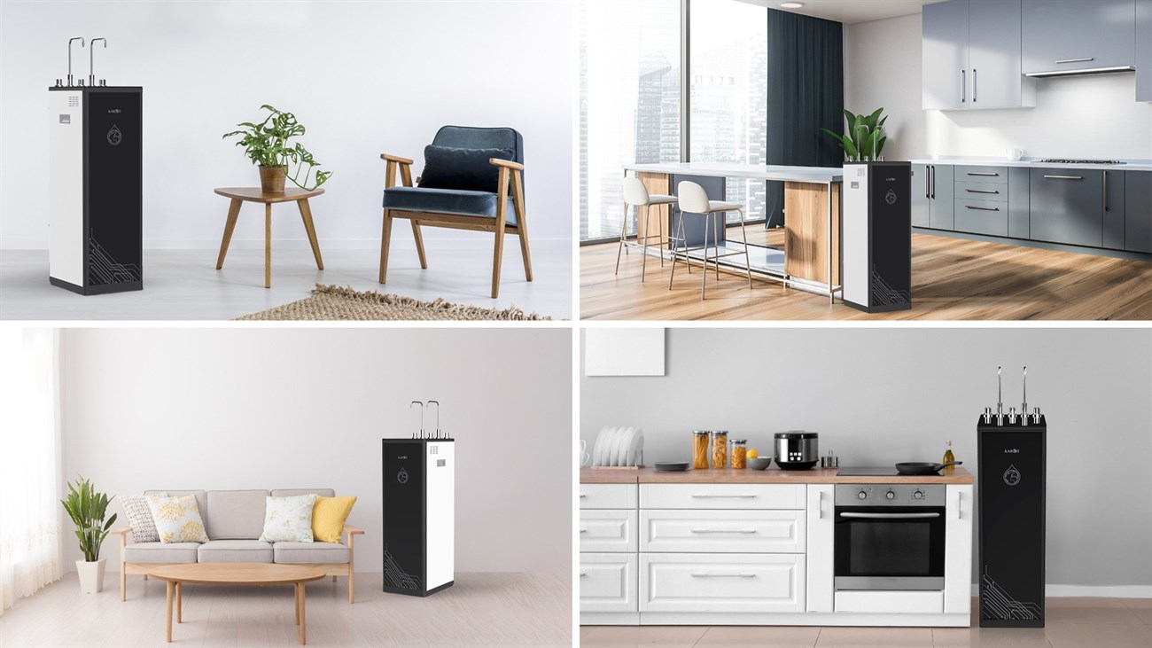 5 lý do chọn mua Máy lọc nước Karofi KAD-D66 > Máy lọc có kích thước nhỏ gọn nên bạn dễ dàng để bất kỳ vị trí nào trong nhà mà không sợ chiếm diện tích