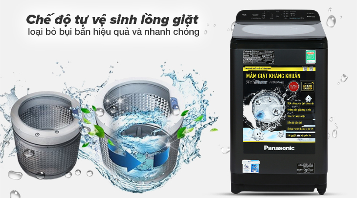 Chế độ tự vệ sinh lồng giặt với ion bạc Chế độ tự vệ sinh lồng giặt với ion bạc