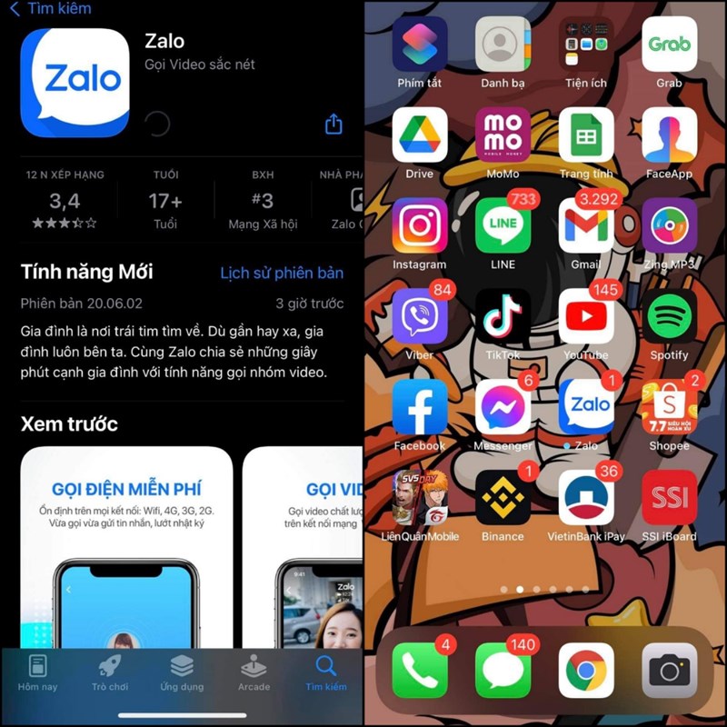Cách tải Zalo về điện thoại iPhone