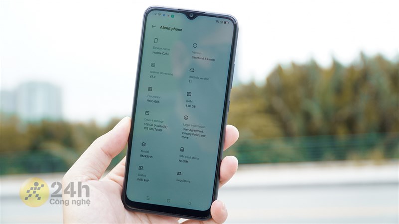 Realme C25s được trang bị con chip Helio G85