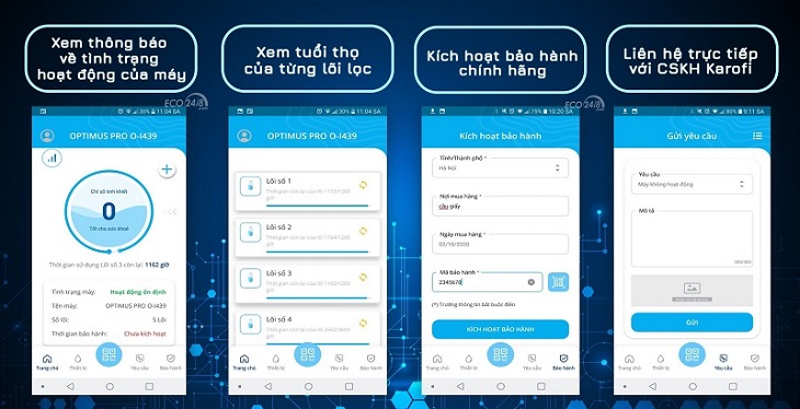 Tìm hiểu ứng dụng Karofi 360 trên máy lọc nước Karofi > Ứng dụng Karofi 360 là gì?