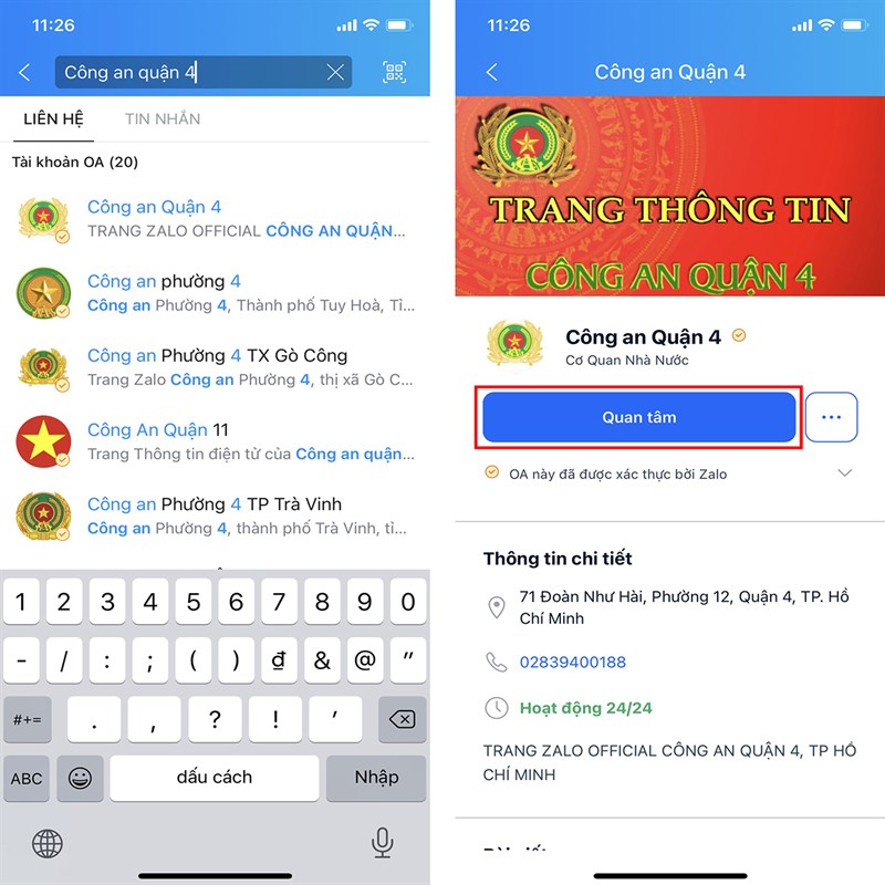 Cách nhận thông báo xét nghiệm COVID-19 bằng Zalo-2 Cách nhận thông báo xét nghiệm COVID-19 bằng Zalo-2