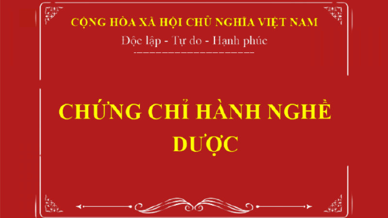 Điều kiện và thủ tục cấp chứng chỉ hành nghề dược