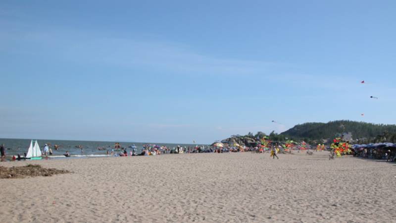 Bãi biển ở Sầm Sơn