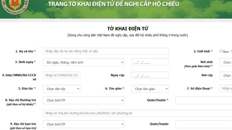 Cách đăng ký cấp hộ chiếu gắn chip điện tử online-2 Cách đăng ký cấp hộ chiếu gắn chip điện tử online-2