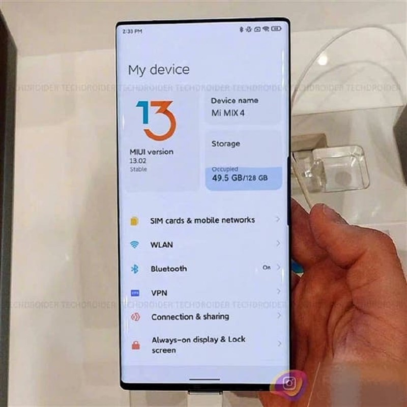 MIUI 13 lại lộ diện cùng Mi MIX 4, dự kiến ra mắt vào giữa tháng 8 MIUI 13 lại lộ diện cùng Mi MIX 4, dự kiến ra mắt vào giữa tháng 8