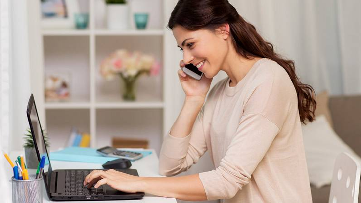 Work as a telesales agent at home