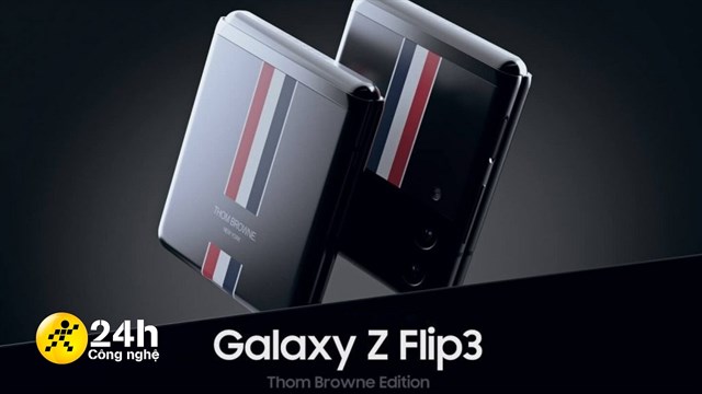 Cả Galaxy Z Flip 3 Thom Browne Edition cũng đã lộ ảnh render sắc nét