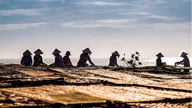 Người dân ở Làng Chài Phước Hải