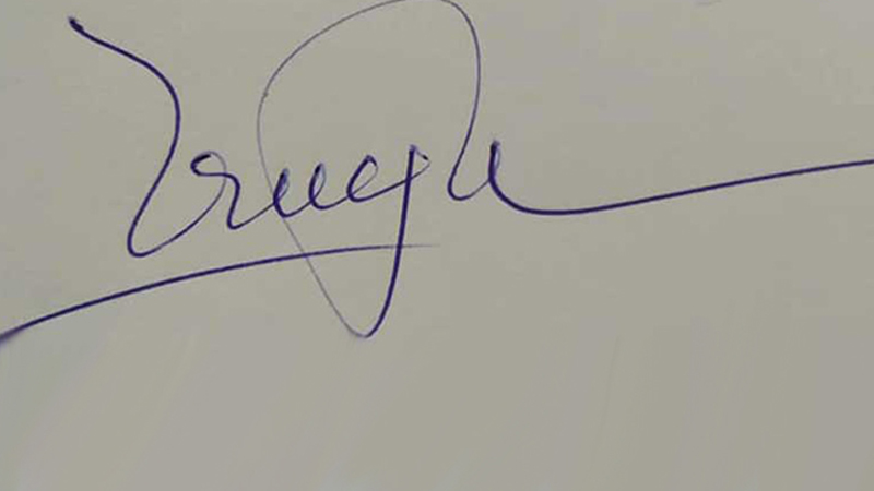 chữ ký của Mộc