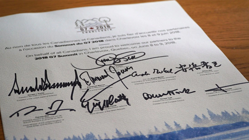 Chữ ký của các nguyên thủ quốc gia