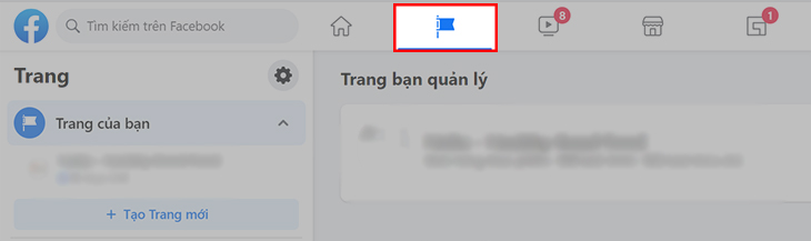 Xếp hạng bình luận trên Facebook là gì? Cách bật đơn giản nhất > Chọn vào biểu tượng Trang