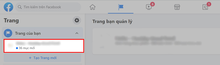 Xếp hạng bình luận trên Facebook là gì? Cách bật đơn giản nhất > Chọn vào trang muốn bật Xếp hạng bình luận