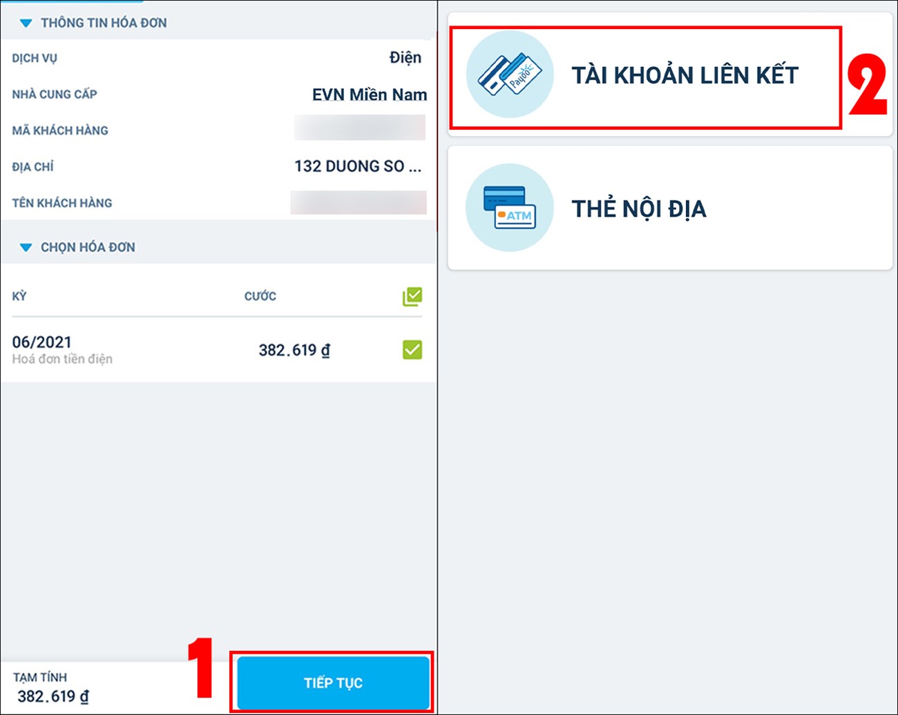 Xác nhận giao dịch và thanh toán Xác nhận giao dịch và thanh toán