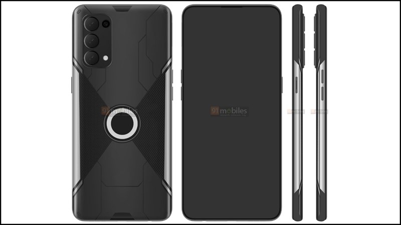 Hình ảnh smartphone chuyên game của OPPO được liệt kê trên EUIPO Hình ảnh smartphone chuyên game của OPPO được liệt kê trên EUIPO