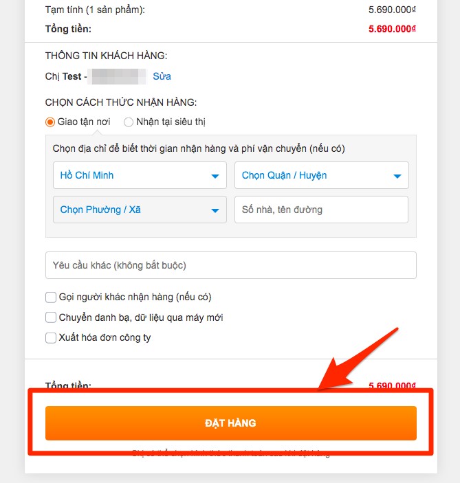 CÁC BƯỚC MUA SẮM ĐỂ HƯỞNG ƯU ĐÃI