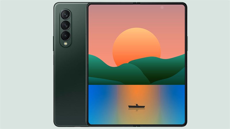Galaxy Z Fold 3 lộ ảnh render mới nhất với camera ẩn dưới màn hình