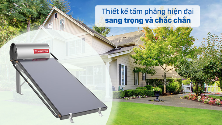 Máy năng lượng mặt trời tấm phẳng Ariston Kairos, sản phẩm cao cấp đến từ Ý > Phù hợp lắt đặt ở mọi không gian vị trí