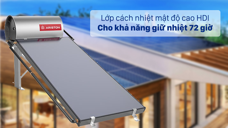 Bình chứa được trang bị công nghệ HDI Máy năng lượng mặt trời tấm phẳng Ariston Kairos, sản phẩm cao cấp đến từ Ý > Bình chứa được trang bị công nghệ HDI