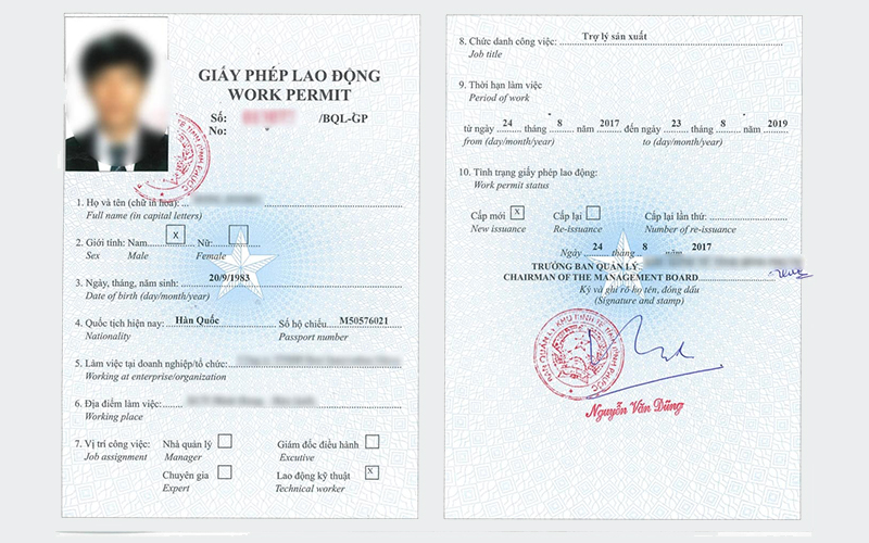 Hồ sơ xin cấp thẻ tạm trú Việt Nam bao gồm những giấy tờ gì?