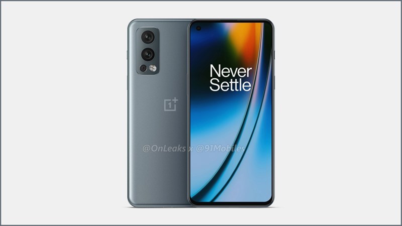 Ảnh render OnePlus Nord 2 5G rò rỉ trước đó