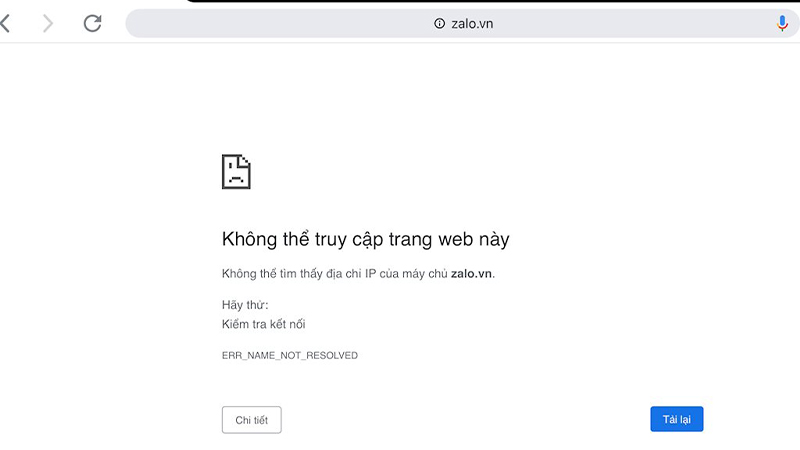 Để khắc phục, cần kiểm tra lại tốc độ kết nối mạng và cập nhật trình duyệt lên để có thể đăng nhập lại Zalo Web.