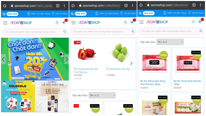 Trang web AEON